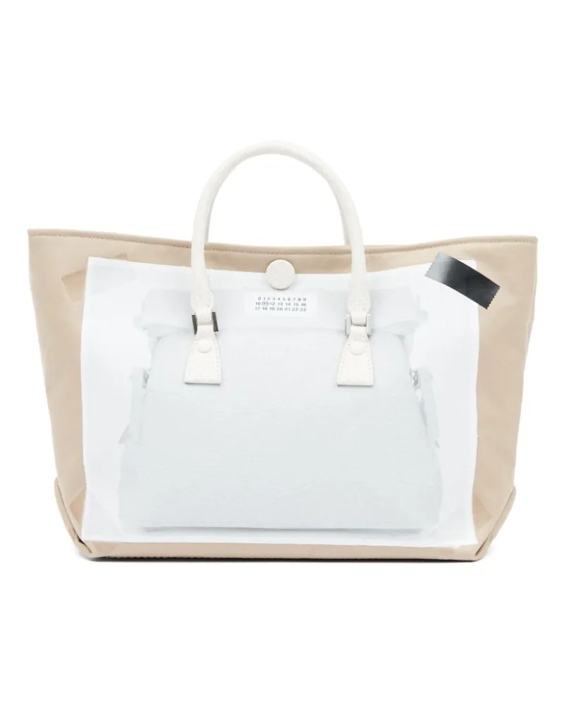 Maison Margiela Micro 5AC Handtasche mit Trompe-l'oeil-Effekt - Nude Nude