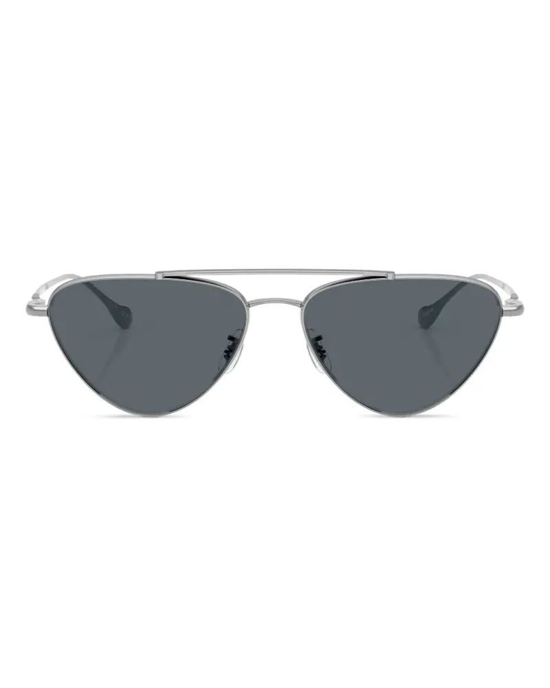 Oliver Peoples x Jil Sander Edition 1 Pilotenbrille - Silber Silber