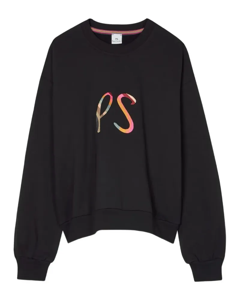 Paul Smith Spray Swirl Sweatshirt aus Bio-Baumwolle - Schwarz Schwarz