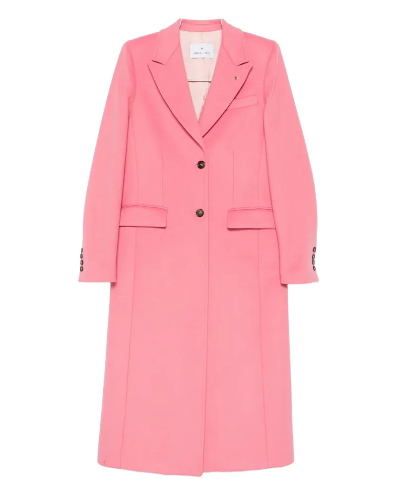 Manuel Ritz buttoned wool-blend coat - Rosa Rosa