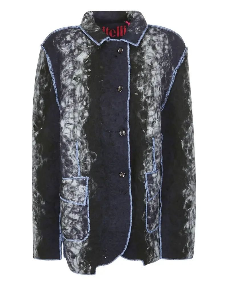 VITELLI Doomboh Mantel - Blau Blau