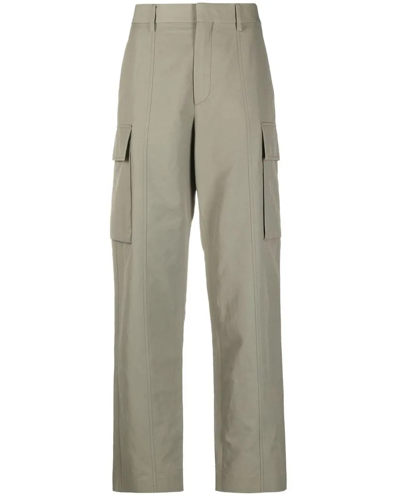 Stella McCartney Gerade Cargohose - Grün Grün