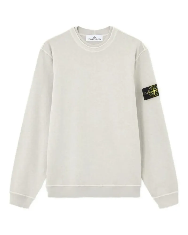 Stone Island Sweatshirt mit Logo-Patch - Grau Grau