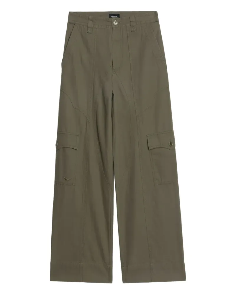 Zadig & Voltaire Hose mit aufgesetzten Taschen - Grün Grün
