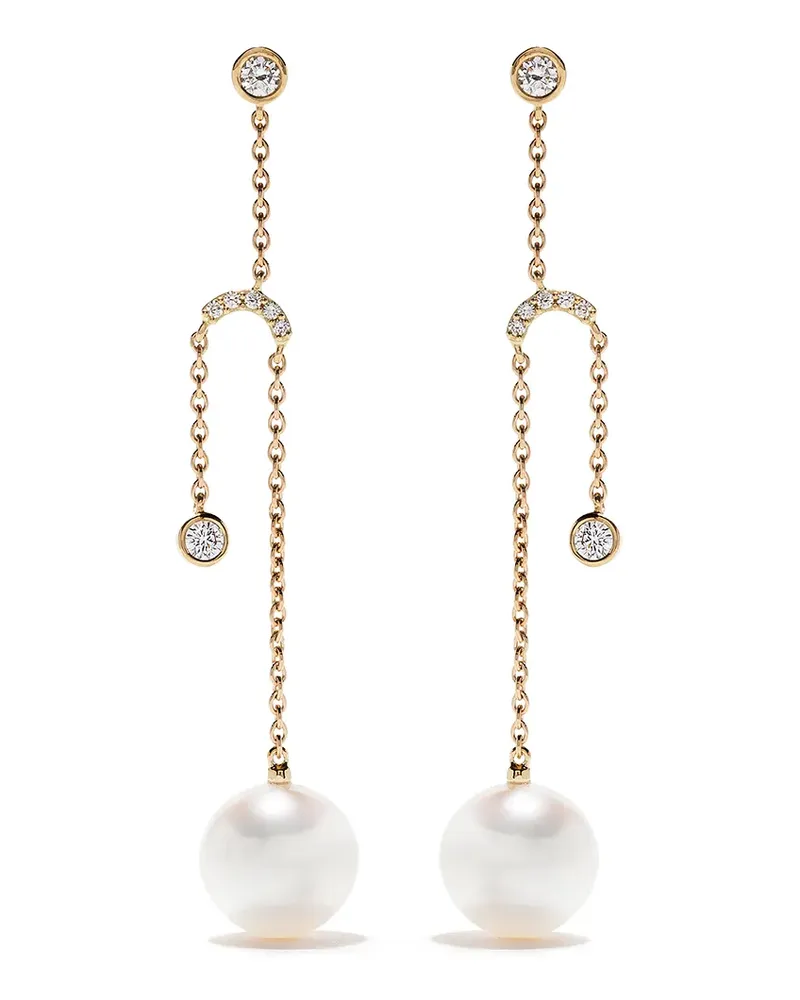 YOKO London 18kt 'Trend' Goldohrringe mit Diamanten Gold