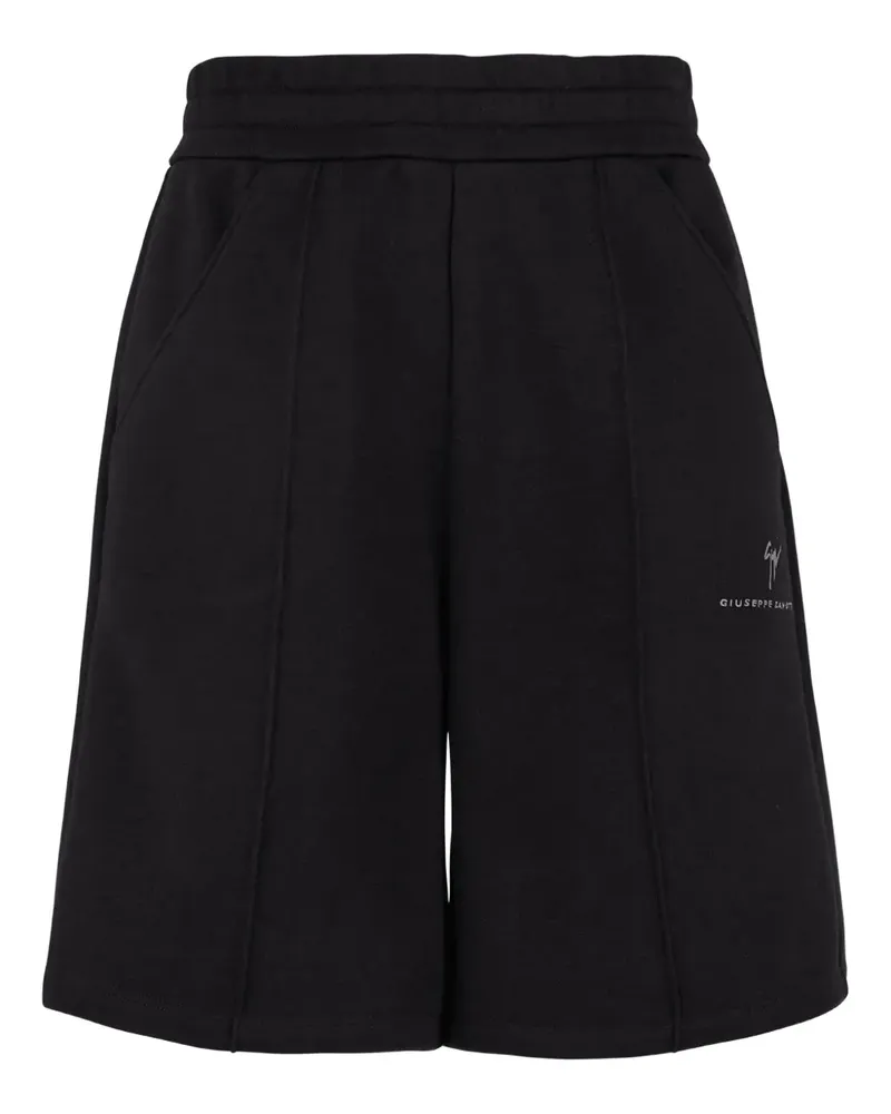 Giuseppe Zanotti Segelshorts mit Logo - Schwarz Schwarz