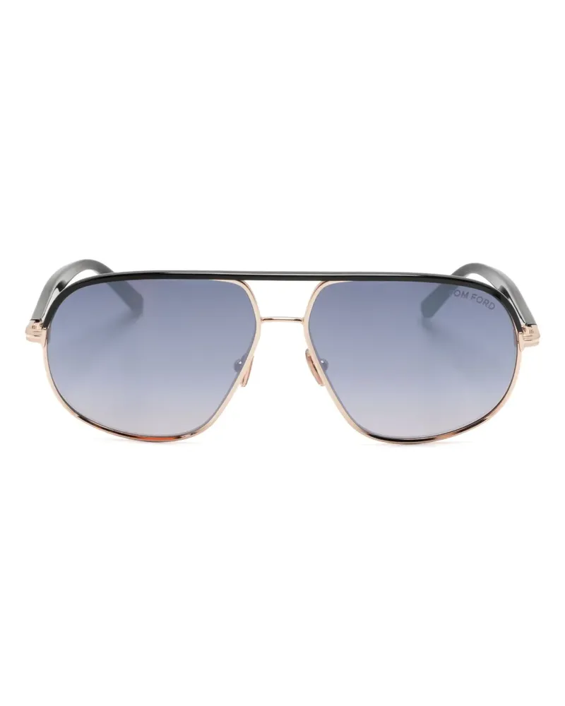 Tom Ford Maxwell Pilotenbrille - Schwarz Schwarz