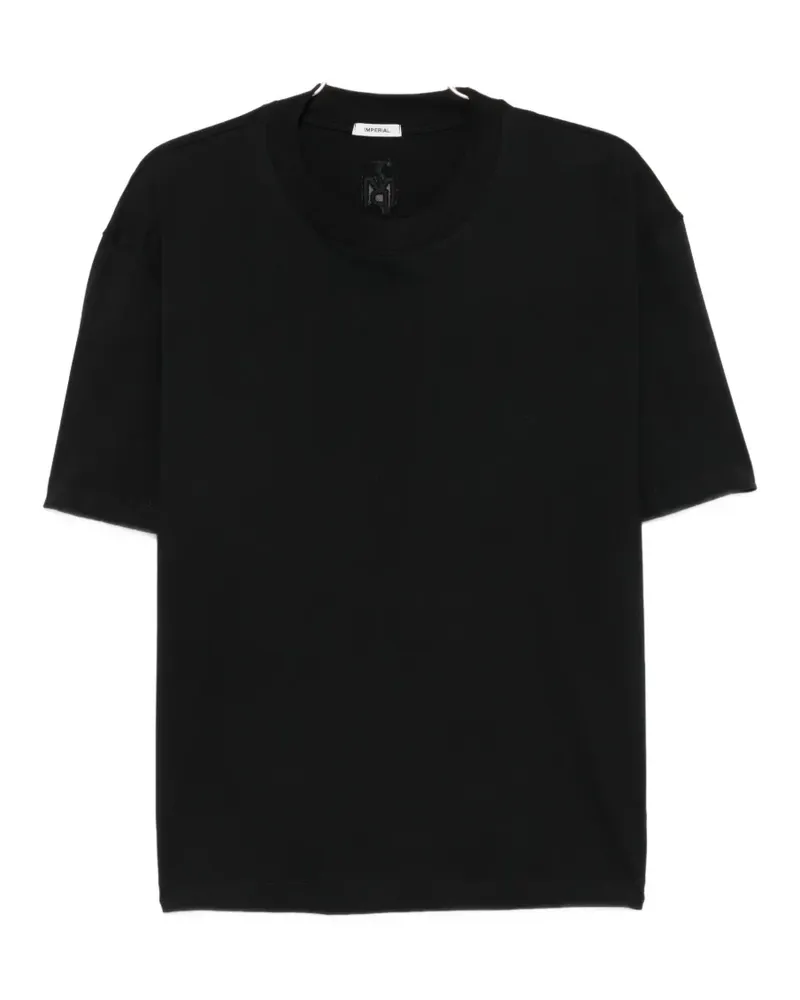 IMPERIAL short-sleeve cotton T-shirt - Schwarz Schwarz