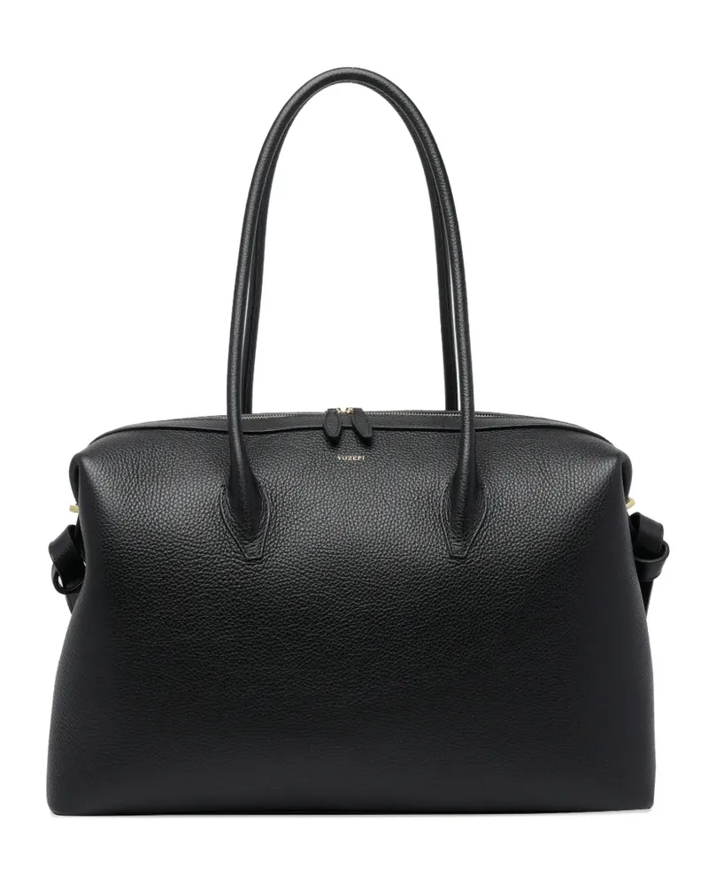 YUZEFI large brioche shoulder bag - Schwarz Schwarz