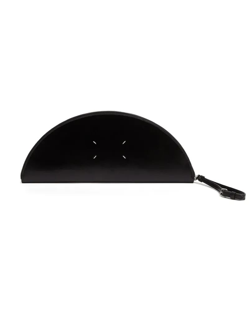 Maison Margiela Big Halfmoon Clutch - Schwarz Schwarz