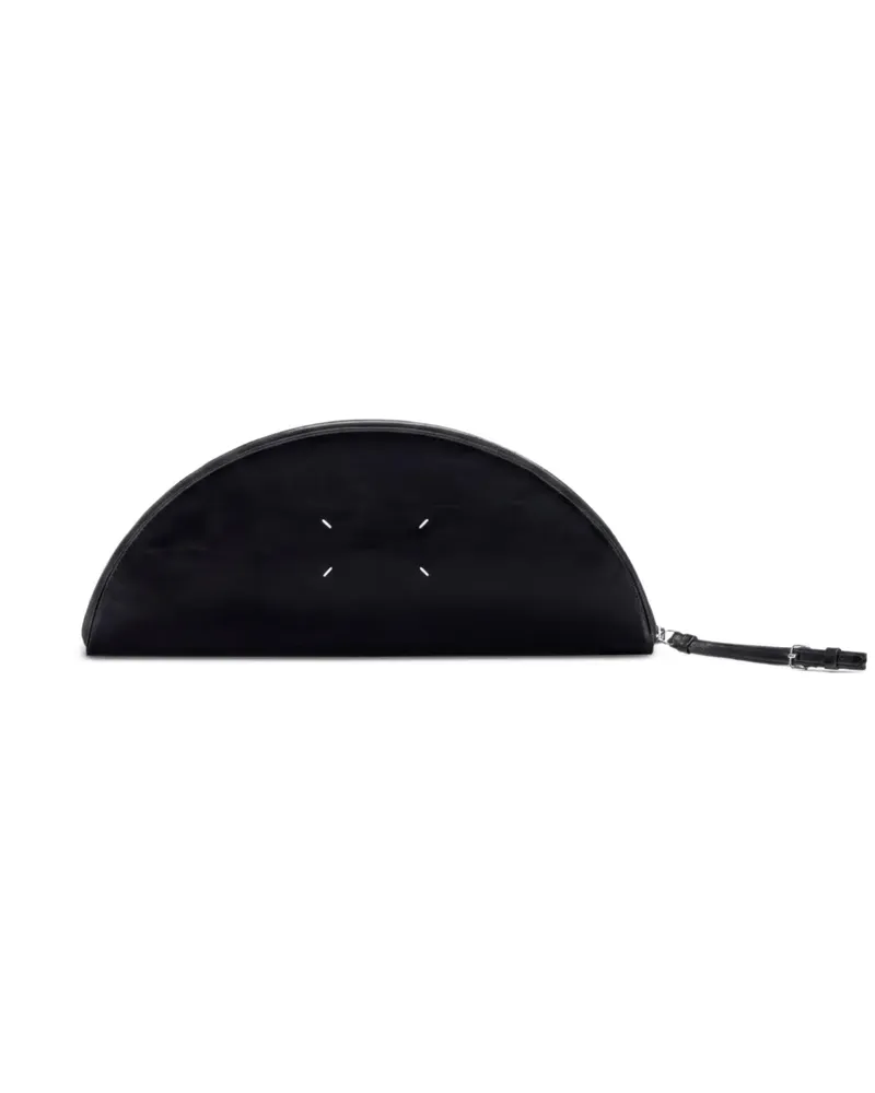 Maison Margiela Halbrunde Clutch - Schwarz Schwarz