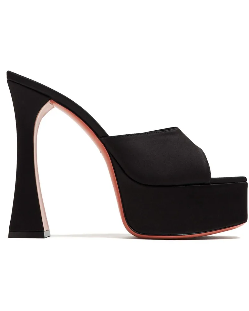 Amina Muaddi Dalida Plateau-Sandalen 140mm - Schwarz Schwarz
