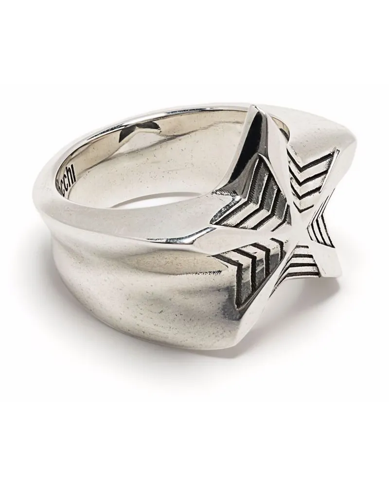 Emanuele Bicocchi Ring mit Stern Silber