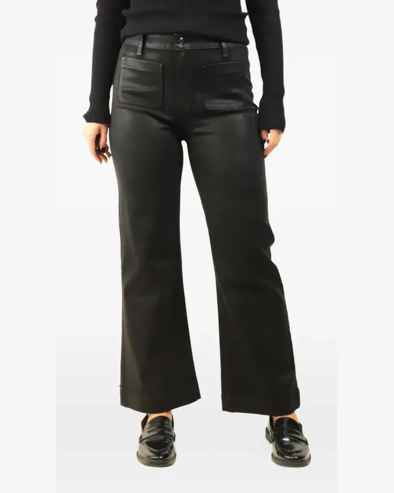 Paige Leenah wide-leg jeans - Schwarz Schwarz