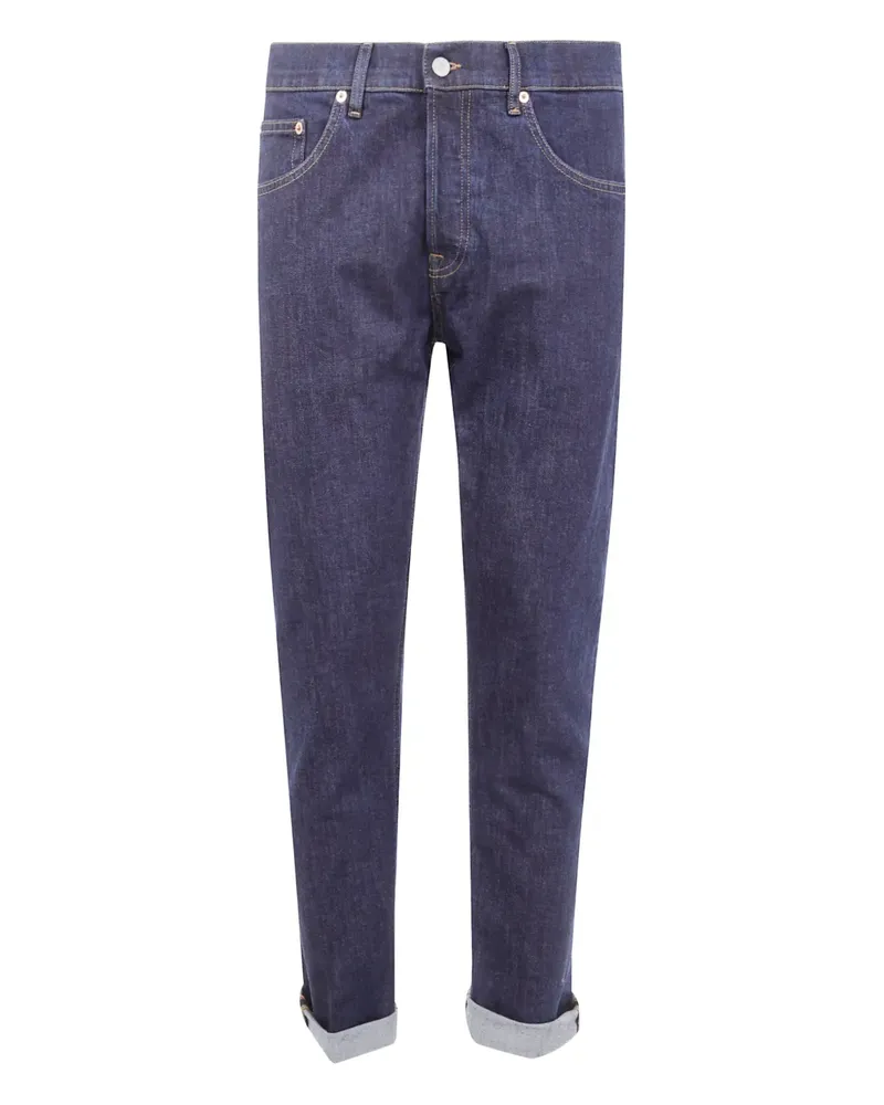 Dondup Jeans mit Umschlag - Blau Blau
