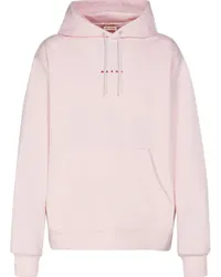 Marni Hoodie mit Logo-Print Rosa