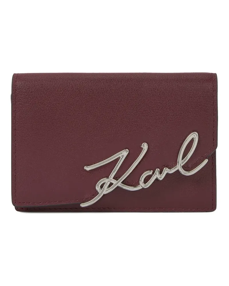 Karl Lagerfeld Signature Karl Portemonnaie - Rot Rot