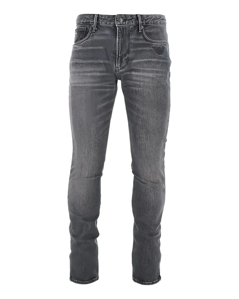 Emporio Armani J06 washed jeans - Grau Grau