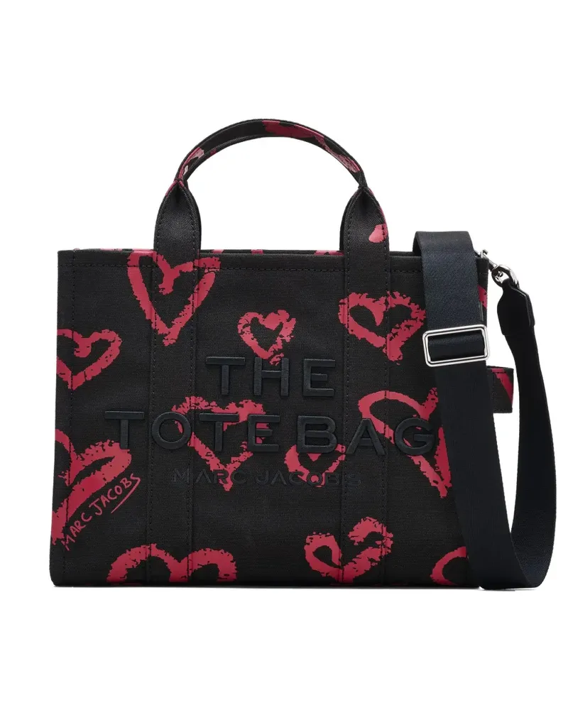 Marc Jacobs Mittelgroße Tote Herztasche - Schwarz Schwarz