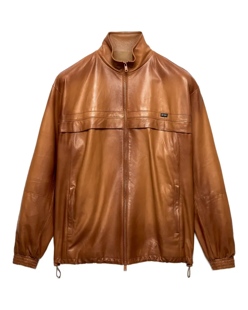 Prada Nappa leather jacket - Braun Braun