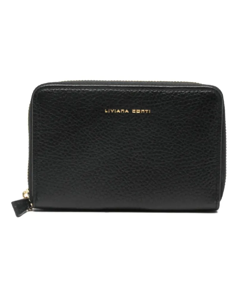 Liviana Conti zip  wallet - Schwarz Schwarz