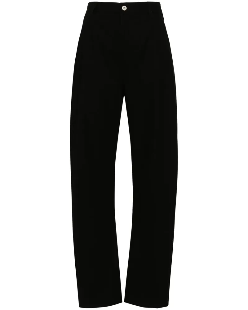 Loewe Hose mit Logo-Patch - Schwarz Schwarz