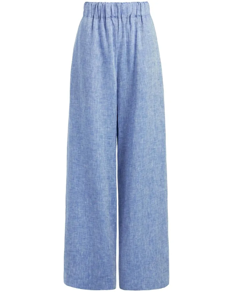 BONDI BORN Universal Hose aus Leinen - Blau Blau