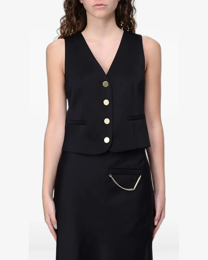 Armani Exchange single-breasted waistcoat - Schwarz Schwarz