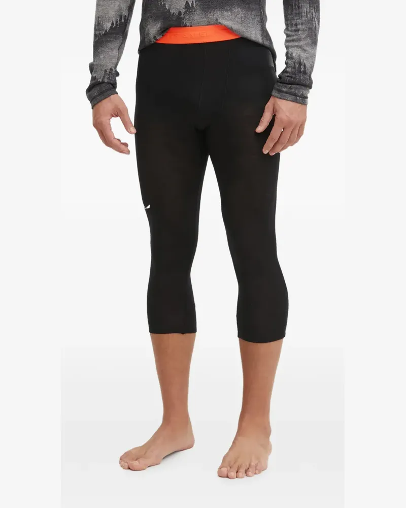 Salewa logo-detail leggings - Schwarz Schwarz