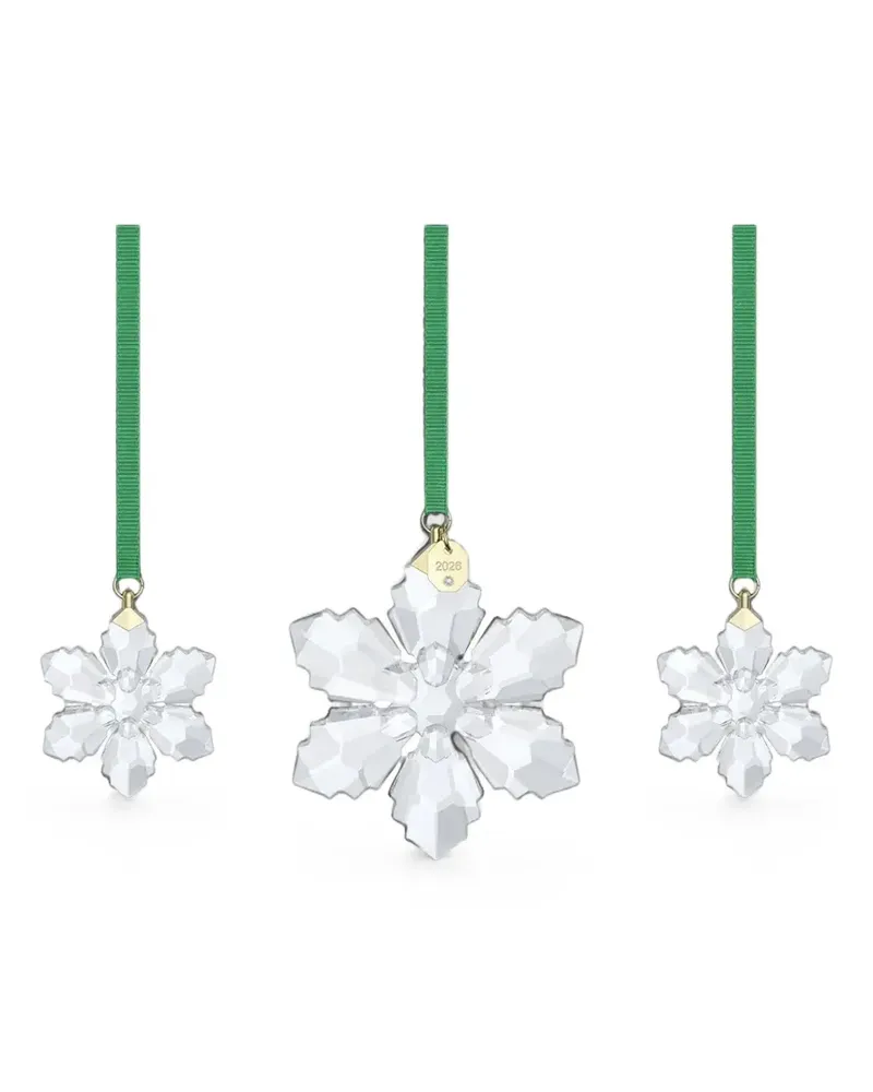 Swarovski Annual Edition crystal ornaments (set of three) - Weiß Weiß