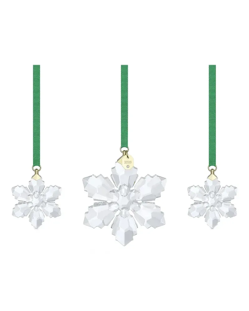 Swarovski Annual Edition Kristallornamente (3er-Set) - Weiß Weiß