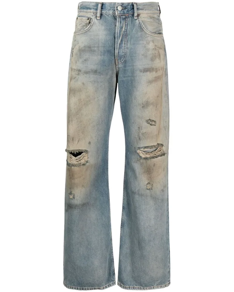 Acne Studios 2021 Jeans mit lockerem Schnitt Blau
