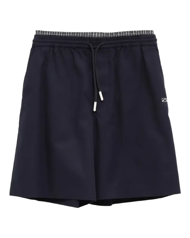 Loewe Bestickte Badeshorts mit Kordelzug - Blau Blau