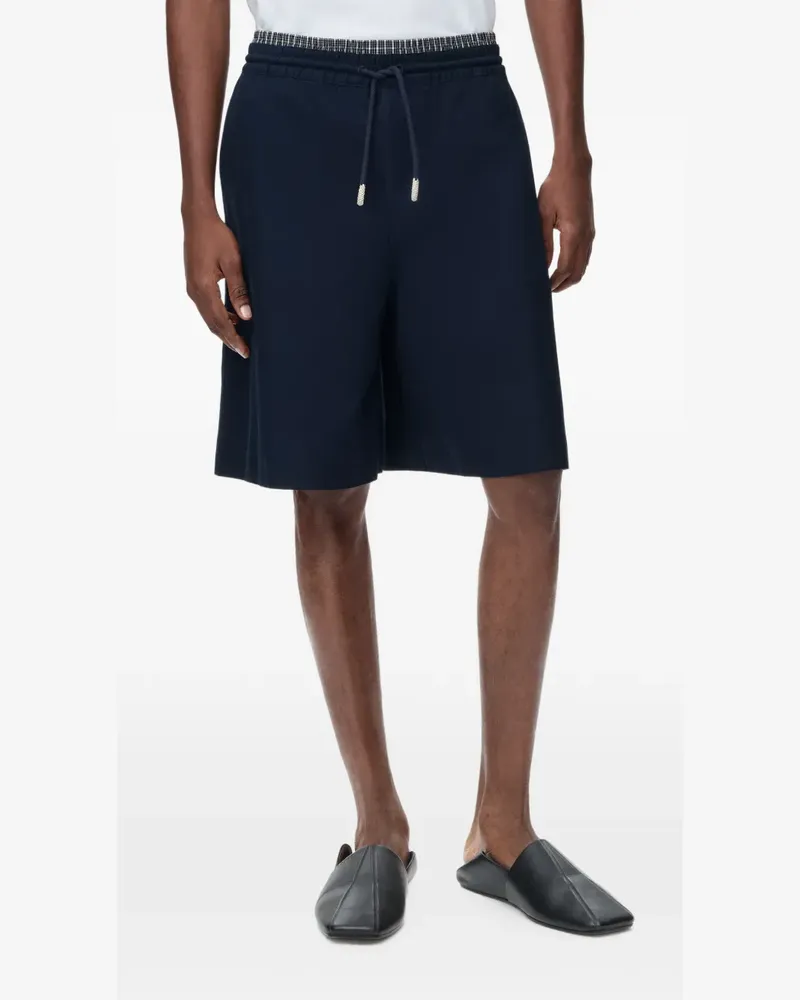 Loewe Shorts mit Logo-Stickerei - Blau Blau