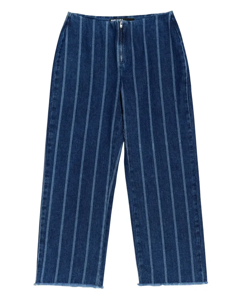BIMBA Y LOLA Hose mit Nadelstreifen - Blau Blau