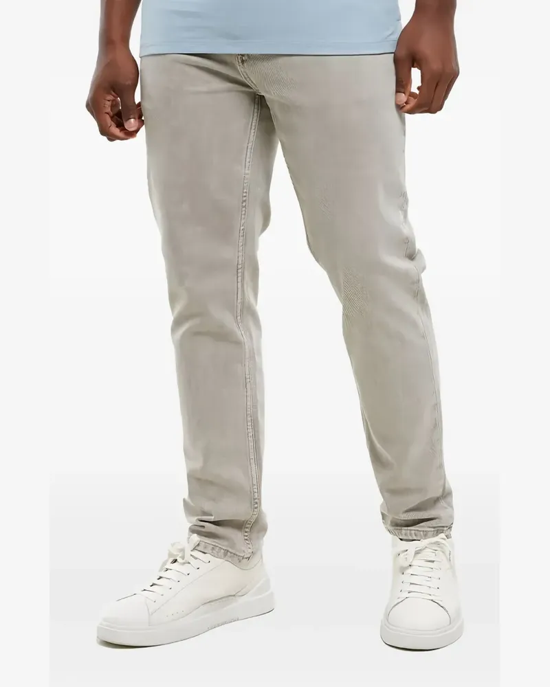 HUGO BOSS Jeans mit Logo-Patch - Grau Grau
