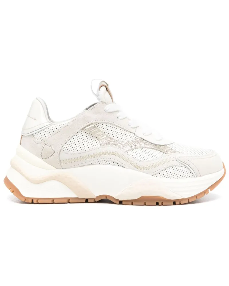 Philippe Model Sneakers mit Kontrasteinsätzen - Nude Nude