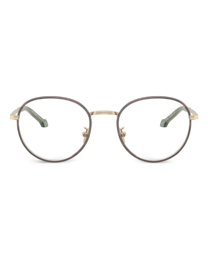 Giorgio Armani Brille mit rundem Gestell - Braun Braun