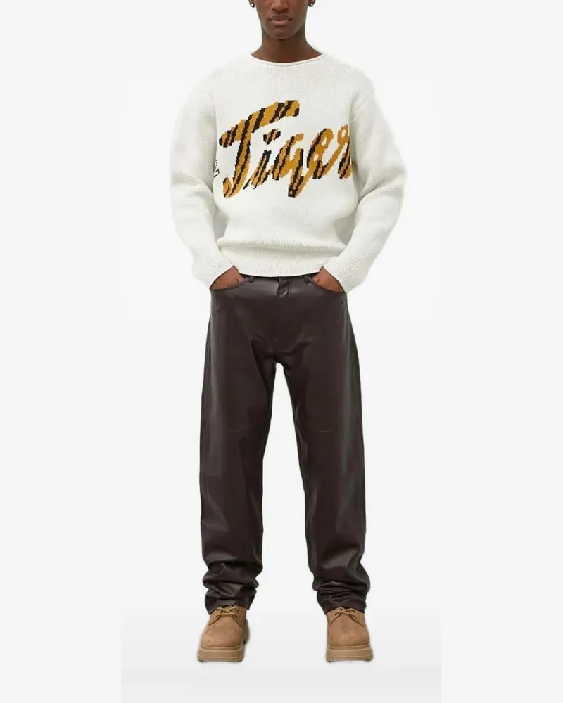 Tiger of Sweden Pullover mit Buchstaben-Logo - Nude Nude