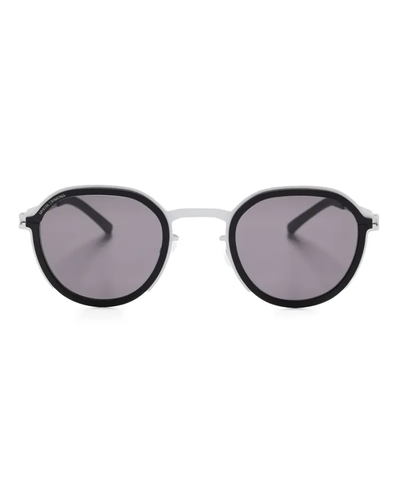Mykita Sonnenbrille mit rundem Gestell - Silber Silber