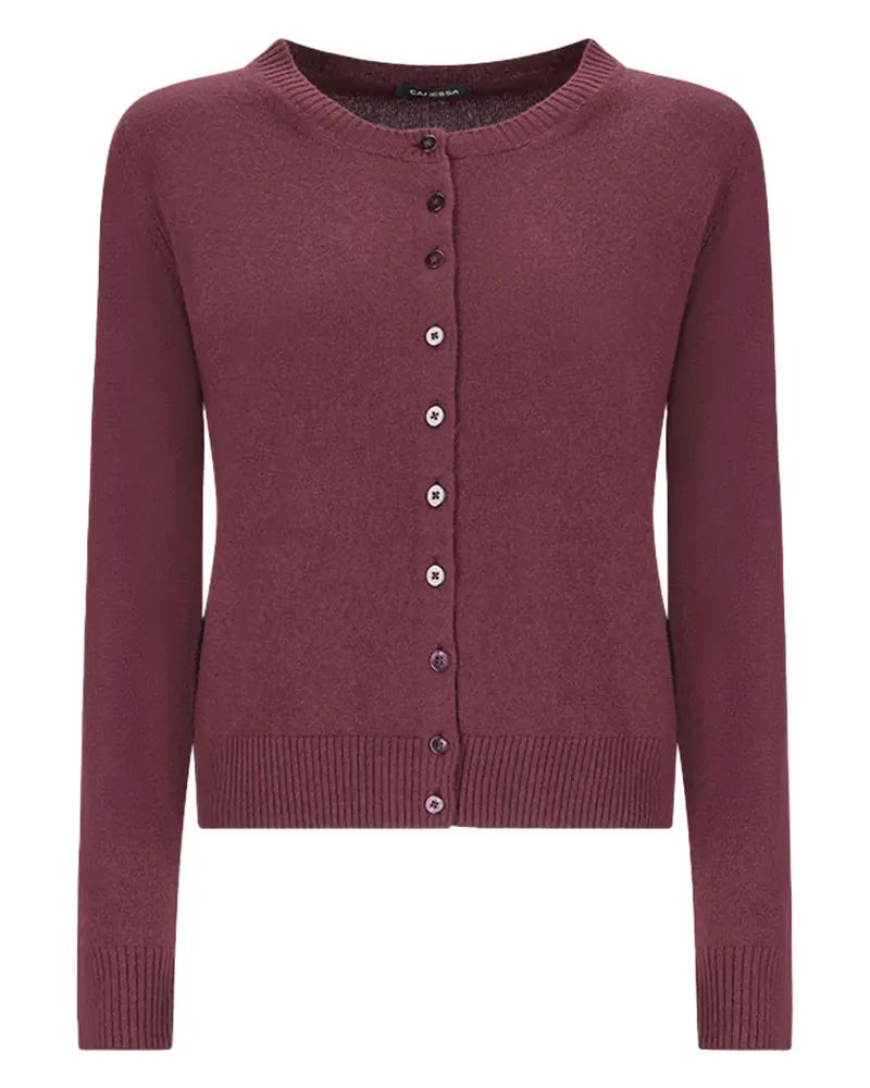Canessa Cardigan mit Knopfleiste - Rot Rot