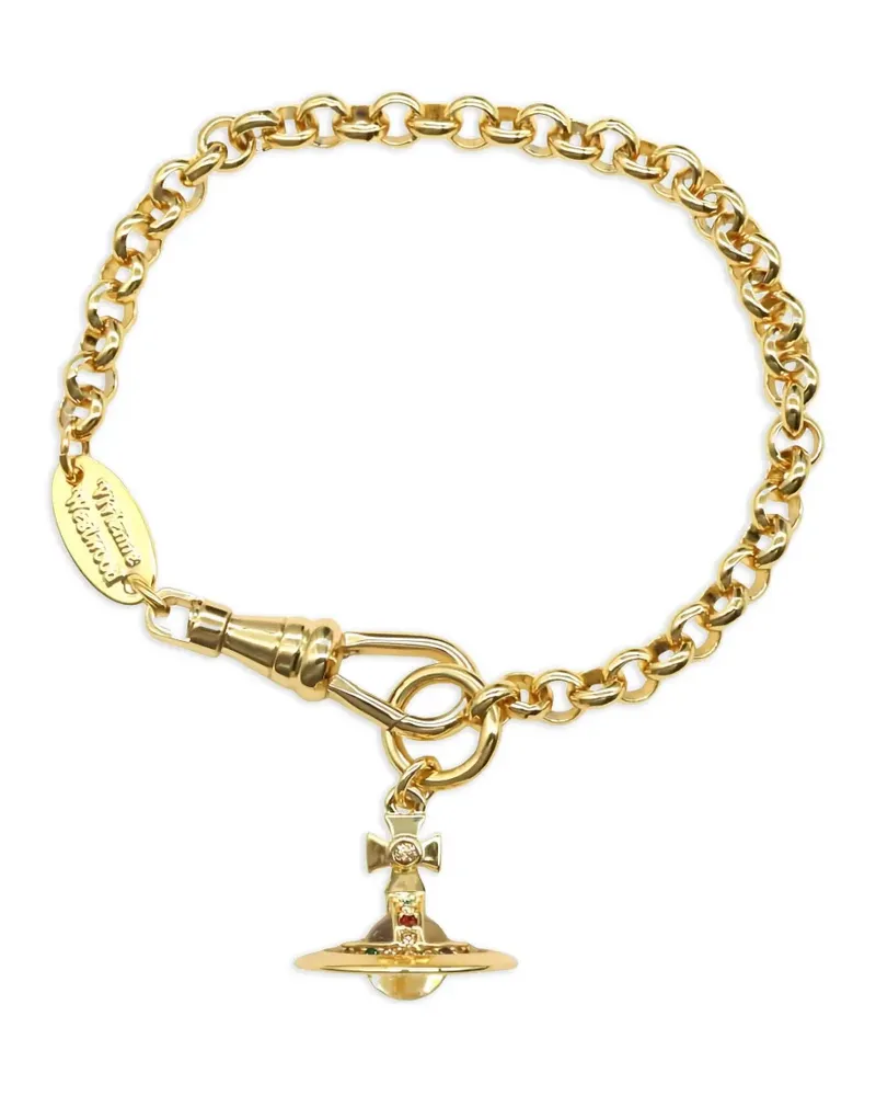 Vivienne Westwood Armband mit Orb-Anhänger - Gold Gold