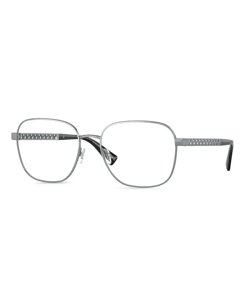 Versace Brille mit eckigem Gestell - Grau Grau