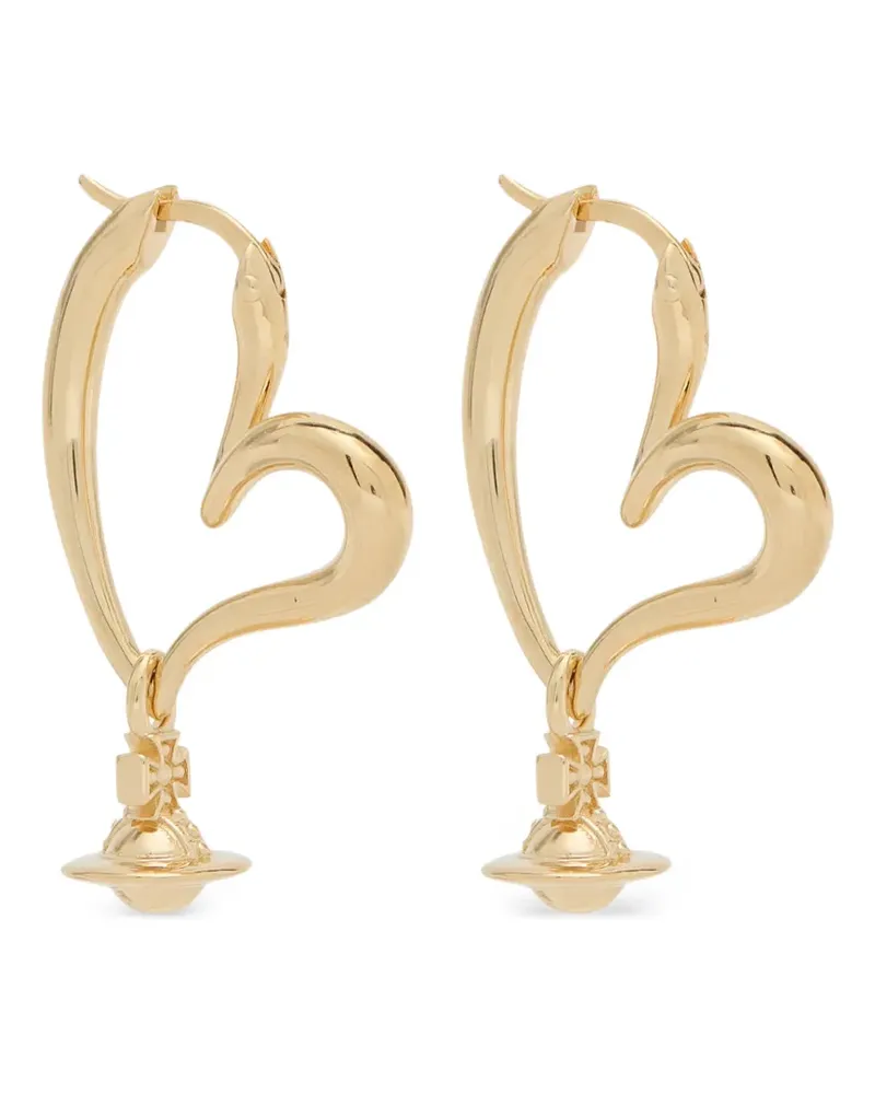 Vivienne Westwood Emily Creolen mit Herz - Gold Gold