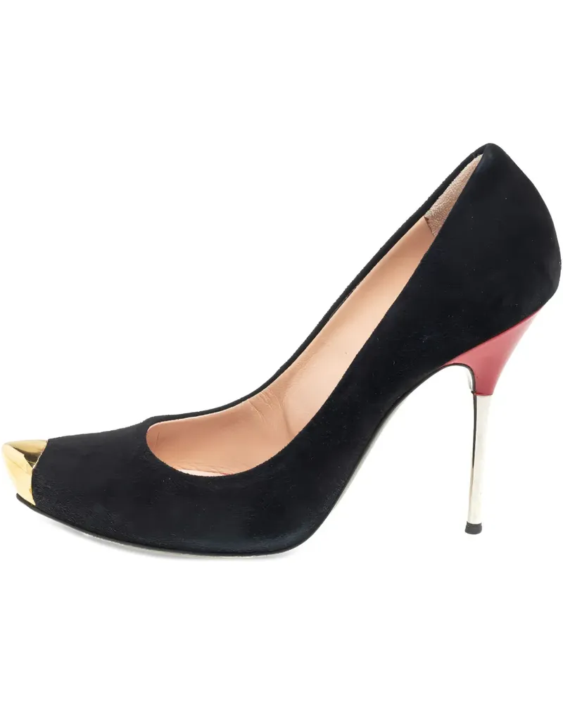 Giuseppe Zanotti Pre-owned Pumps aus Wildleder 105mm - Schwarz Schwarz