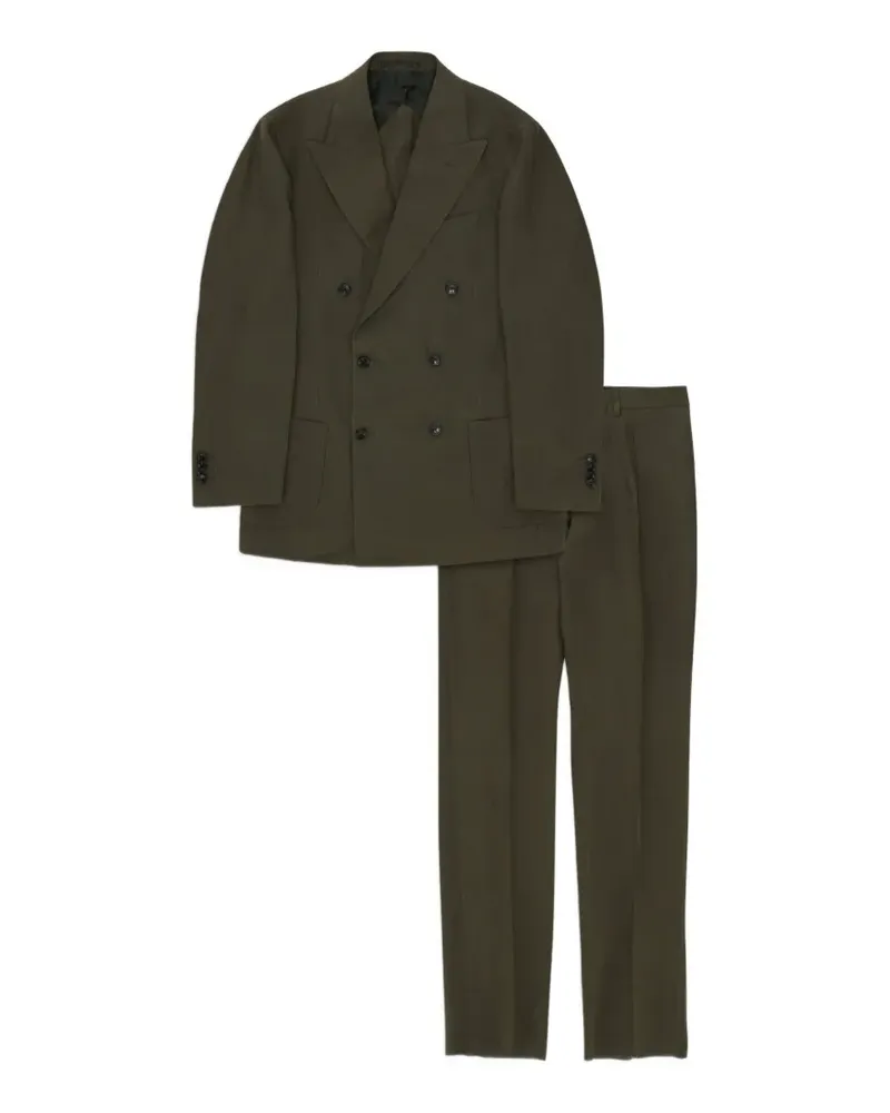 Fortela Totò double-breasted suit - Grün Grün