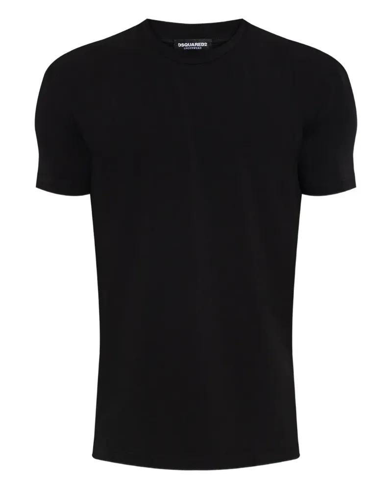 Dsquared2 T-Shirt mit Logo-Print - Schwarz Schwarz