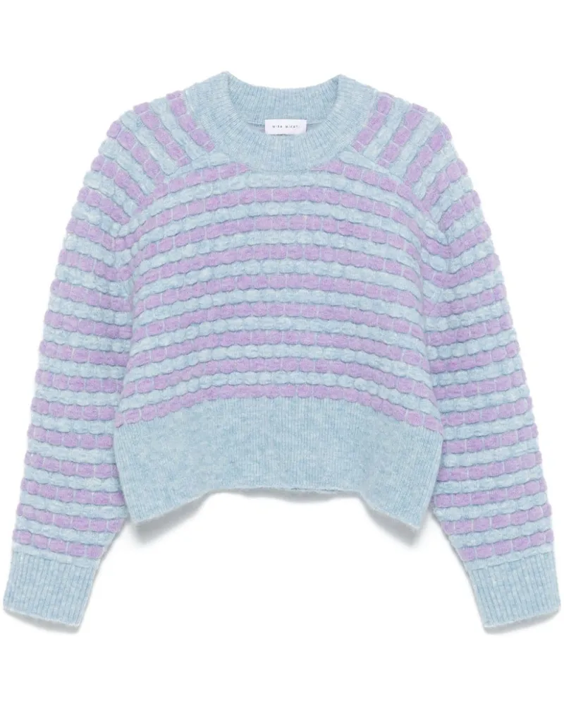 Mira Mikati Gestrickter Pullover - Blau Blau