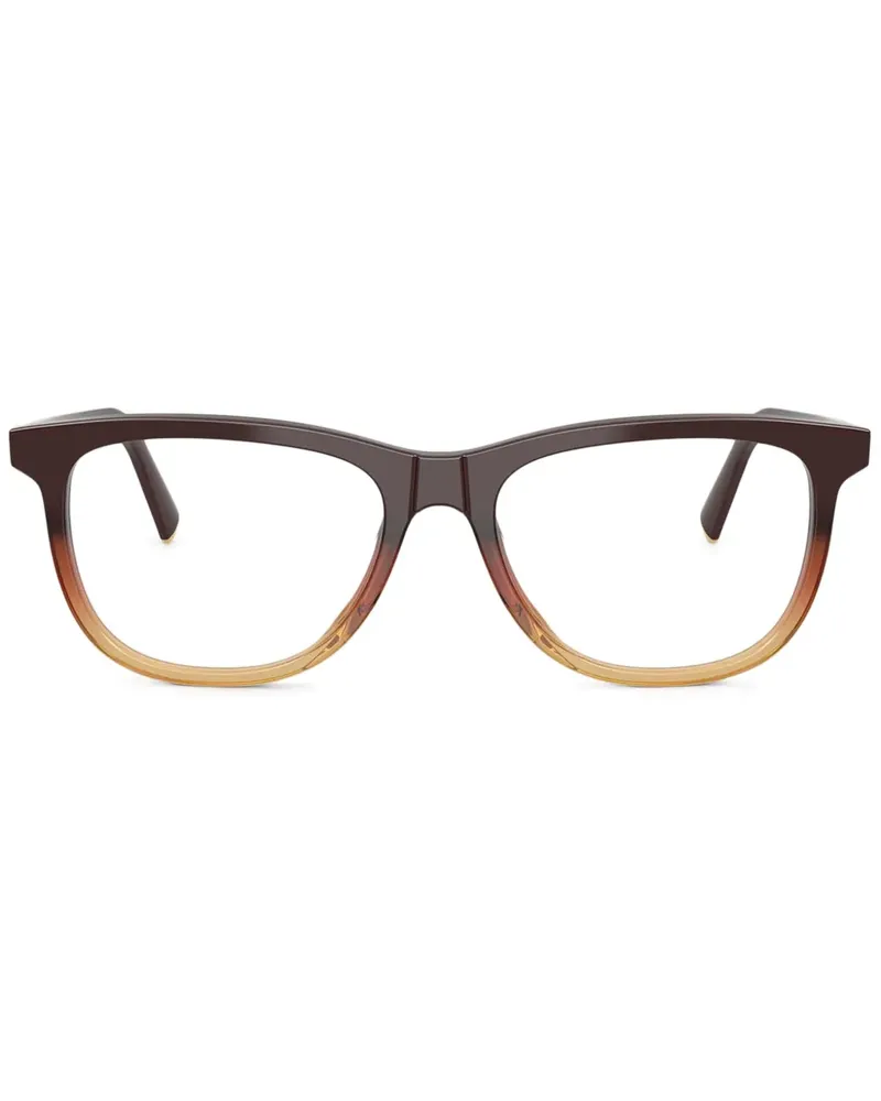 Miu Miu Brille mit rundem Gestell - Braun Braun