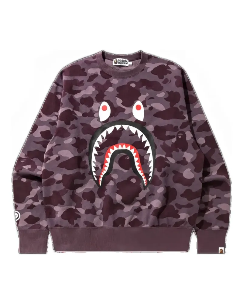 BAPE Color Camo Shark Sweatshirt - Rot Rot
